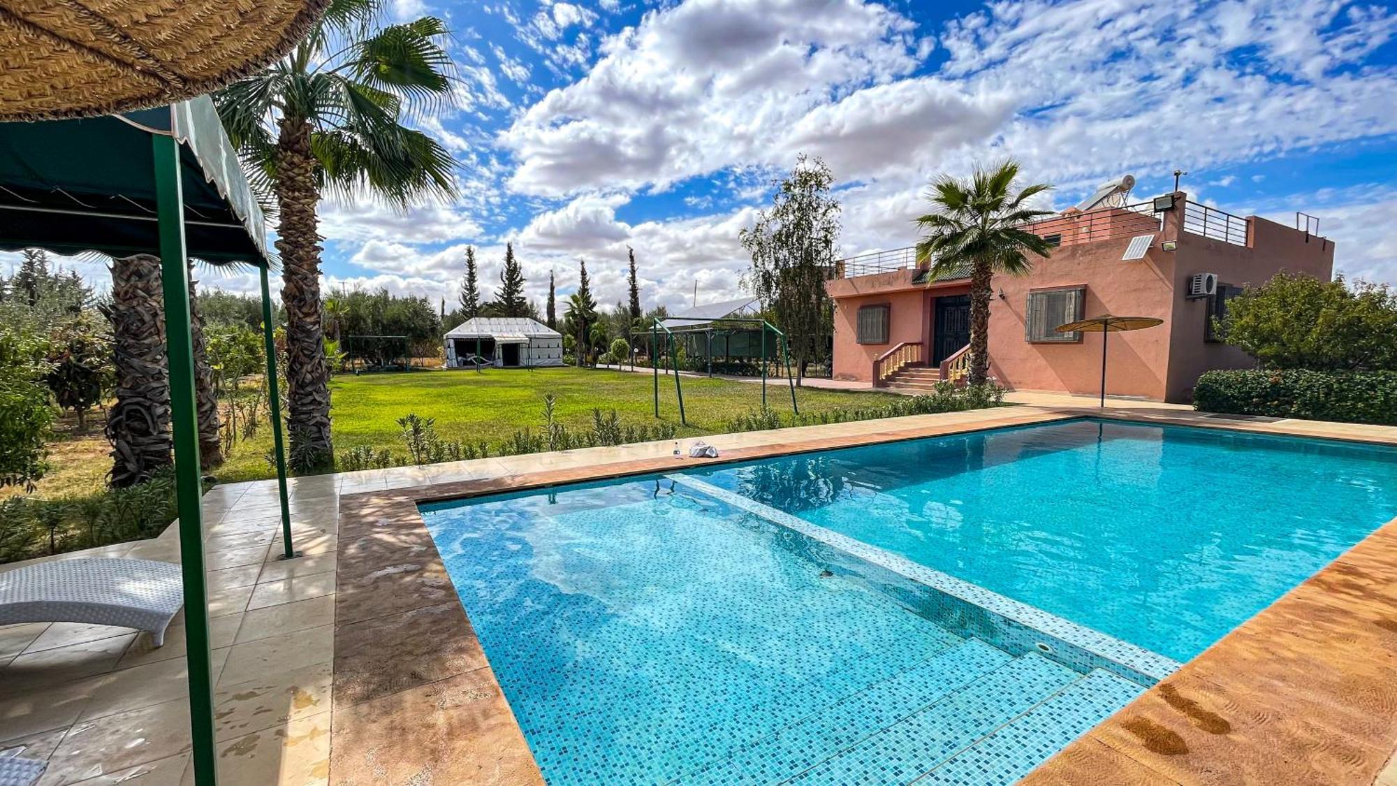 Ferme de vacances avec une grande villa à Marrakech Marrakesh Extérieur photo